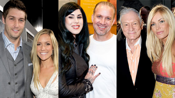 Kristin Cavallari, Jay Cutler, Jesse James, Kat Von D, Hugh Hefner, Crystal Harris Kristin Cavallari, Jay Cutler, Jesse James, Kat Von D, Hugh Hefner, Crystal Harris